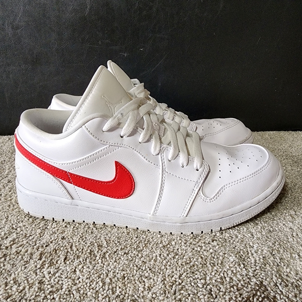 Jordan 1 Low White University Red